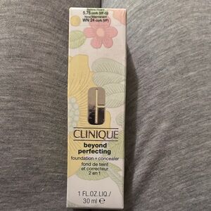 Clinique Beyond Perfecting Foundation + Concealer in Yellow and Pink